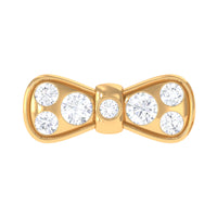 Diamonds Bow Cartilage Piercing Earring