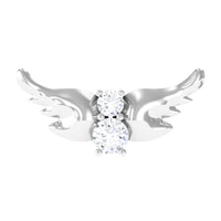 Animal Inspired Diamond Bird Earring for Helix Piercing