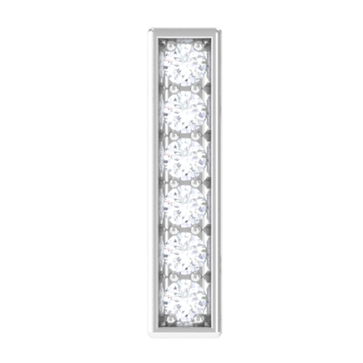 Diamond Bar Earring for Tragus Piercing