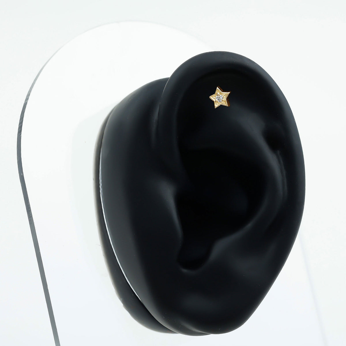 Dainty Diamond Star Earring for Tragus Piercing