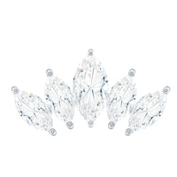 Certified Marquise Cut Diamond Helix Earring for Women
