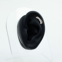 Diamond Wing Crawler Earring for Helix Piercing