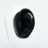 Diamond Wing Crawler Earring for Helix Piercing