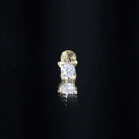 Cute Moissanite Unicorn Helix Earring for Women