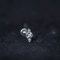 Unique Diamond Gothic Conch Earring for Women