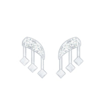 Real Diamond Music Note Earring for Cartilage Piercing