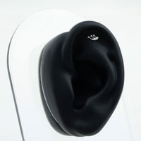Real Diamond Music Note Earring for Cartilage Piercing