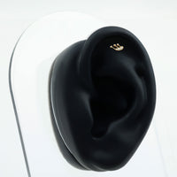 Real Diamond Music Note Earring for Cartilage Piercing