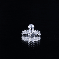 Unique Diamond Crawler Earring for Cartilage Piercing