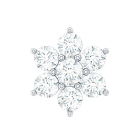 Simple Diamond Flower Cartilage Earring