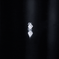 Modern Kite Shape Diamond Helix Earring
