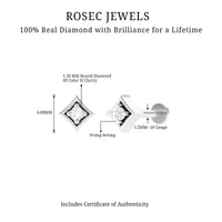 Classic Diamond Solitaire Nose Pin for Women