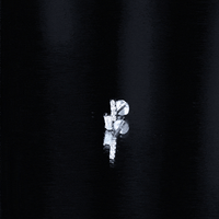 Minimalist Diamond Tragus Piercing Earring