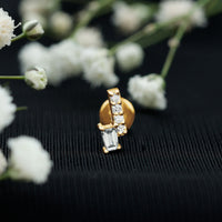 Minimalist Diamond Tragus Piercing Earring