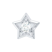 Dainty Diamond Star Earring for Tragus Piercing