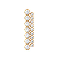 Diamond Ear Climber Cartilage Earring