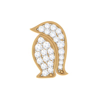 Cute Diamond Penguin Earring for Cartilage Piercing