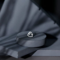 Diamond Heart Shape Cartilage Earring