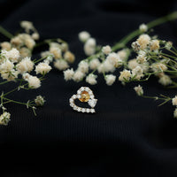 Diamond Heart Shape Cartilage Earring