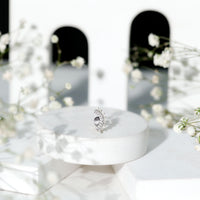 Certified Diamond Curved Cartilage Earring