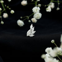 Marquise Cut Moissanite Cluster Helix Earring