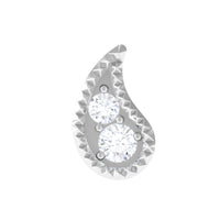 Natural Diamond Petal Cartilage Earring