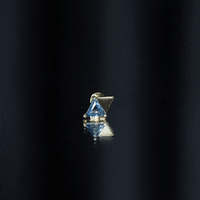 Triangle London Blue Topaz Geometric Earring