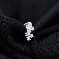 Genuine Baguette Diamond Tragus Earring With Certificate