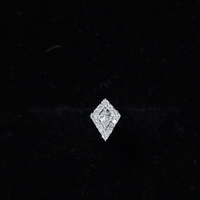 Unique Moissanite Kite Earring for Cartilage Piercing