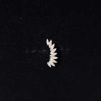 Diamond Wing Crawler Earring for Helix Piercing