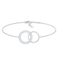 Diamond Eternity Chain Bracelet For Women