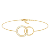 Diamond Eternity Chain Bracelet For Women