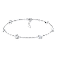 Certified Lab Grown Diamond Stackable Chain Bracelet