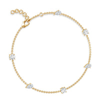 Certified Lab Grown Diamond Stackable Chain Bracelet