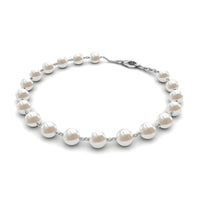 Cultured Freshwater Pearl Chain Bracelet for Women
