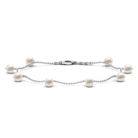 Freshwater Cultured Pearl Chain Bracelet for Women