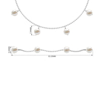 Freshwater Cultured Pearl Chain Bracelet for Women