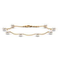 Freshwater Cultured Pearl Chain Bracelet for Women