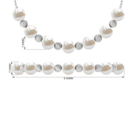 Cultured Freshwater Pearl Bolo Bracelet for Women