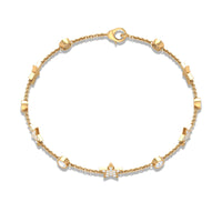 Certified Moissanite Station Star Bracelet for Women