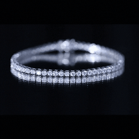 Certified Lab Grown Classic Round Diamond Tennis Bracelet
