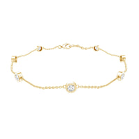 Lab Grown Diamond Chain Bracelet for Women