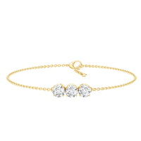 Certified 5 MM Lab Grown Diamond Bracelet for Women
