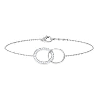 Diamond Eternity Chain Bracelet For Women