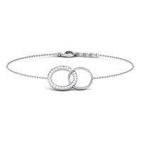 Diamond Eternity Chain Bracelet For Women