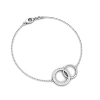 Diamond Eternity Chain Bracelet For Women