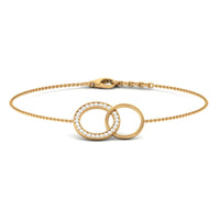 Diamond Eternity Chain Bracelet For Women