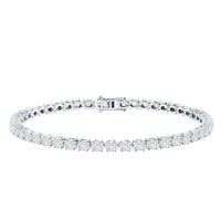 East West Oval Lab Grown Diamond Tennis Bracelet