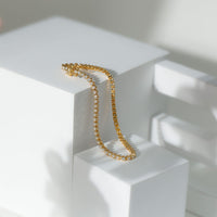 Rosec Jewels certified moissanite wedding tennis bracelet for bride, featuring sparkling stones and elegant design.