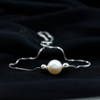 7.4 Carat Freshwater Pearl Solitaire Bolo Bracelet